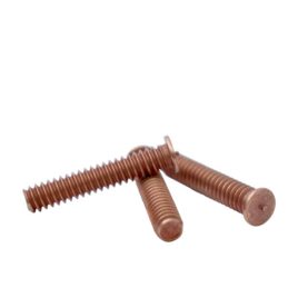 Tornillo Soldable, 3/16 x 1, Cobrizado