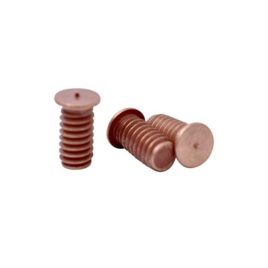 Tornillo Soldable 1/4 x 1/2, Cobrizado