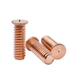 Tornillo soldable 1/4 x 3/4, cobrizado
