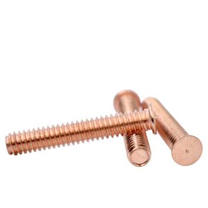 Tornillo soldable 1/4 x 1 1/2, cobrizado