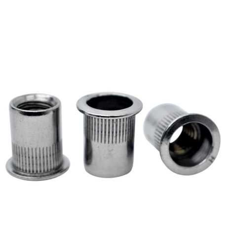 Tuerca remachable 3/8 con cabeza, inox