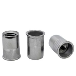 Tuerca remachable 3/8 sin cabeza, inox