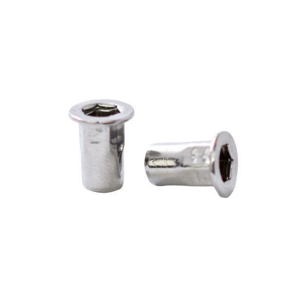 Tuercas Remachables, Semihexagonales con Cabeza