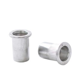 Tuerca Remachable Cilíndrica 5/16 con Cabeza, Aluminio