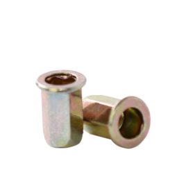 Tuerca Remachable Hexagonal M-3 con Cabeza