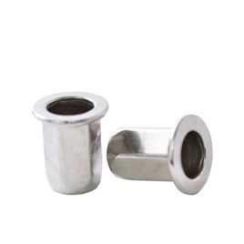 Tuerca Remachable Hexagonal M-8 con Cabeza, Inoxidable