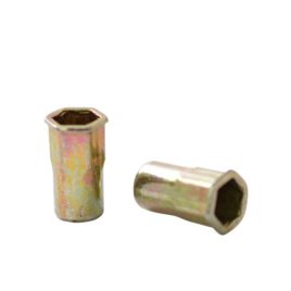 Tuerca Remachable Semihexagonal M-4 sin Cabeza