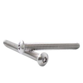 Tornillo de Seguridad Botón 1/4 x 2