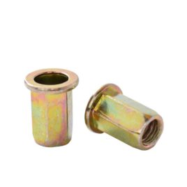 Tuerca Remachable Hexagonal 1/4 con Cabeza