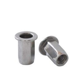 Tuerca Remachable Hexagonal M-4 con Cabeza, inoxidable