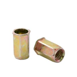 Tuerca Remachable Hexagonal M-6 sin Cabeza