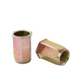 Tuerca Remachable Hexagonal M-8 sin Cabeza