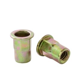 Tuerca Remachable Semihexagonal 1/4 con Cabeza