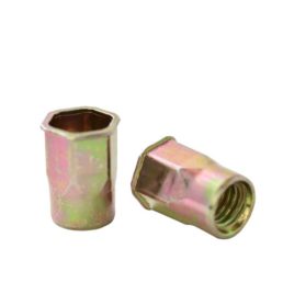 Tuerca Remachable Semihexagonal M-8 sin Cabeza