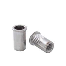 Tuerca Remachable Cilíndrica M-3 sin Cabeza, Inoxidable