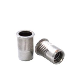 Tuerca Remachable Cilíndrica M-4 sin Cabeza, Inoxidable