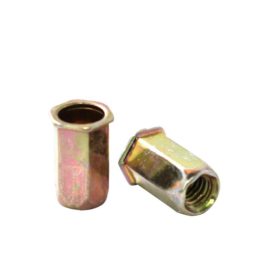 Tuerca Remachable Hexagonal M-4 sin Cabeza