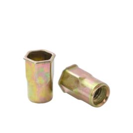 Tuerca Remachable Semihexagonal M-6 sin Cabeza